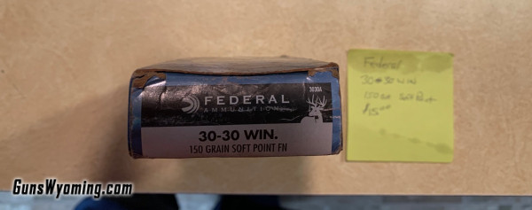 Federal 30-30 150gr Soft Point  Box of 20