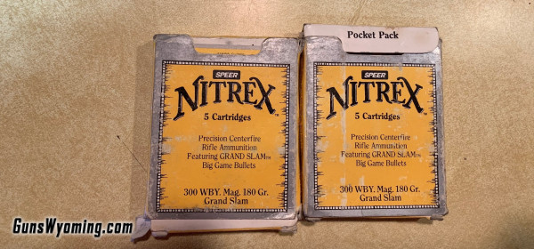 Speer Nitrex 300 WBY 180 Grain Box of 5