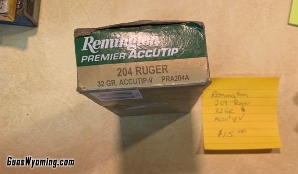 Remington 204 32GR Accutip Box of 20